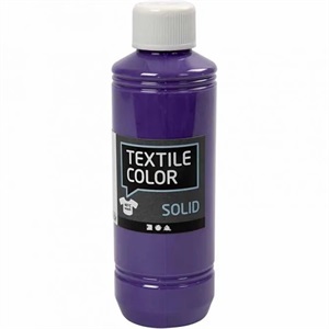 Textile Solid, lilla, dækkende, 250 ml